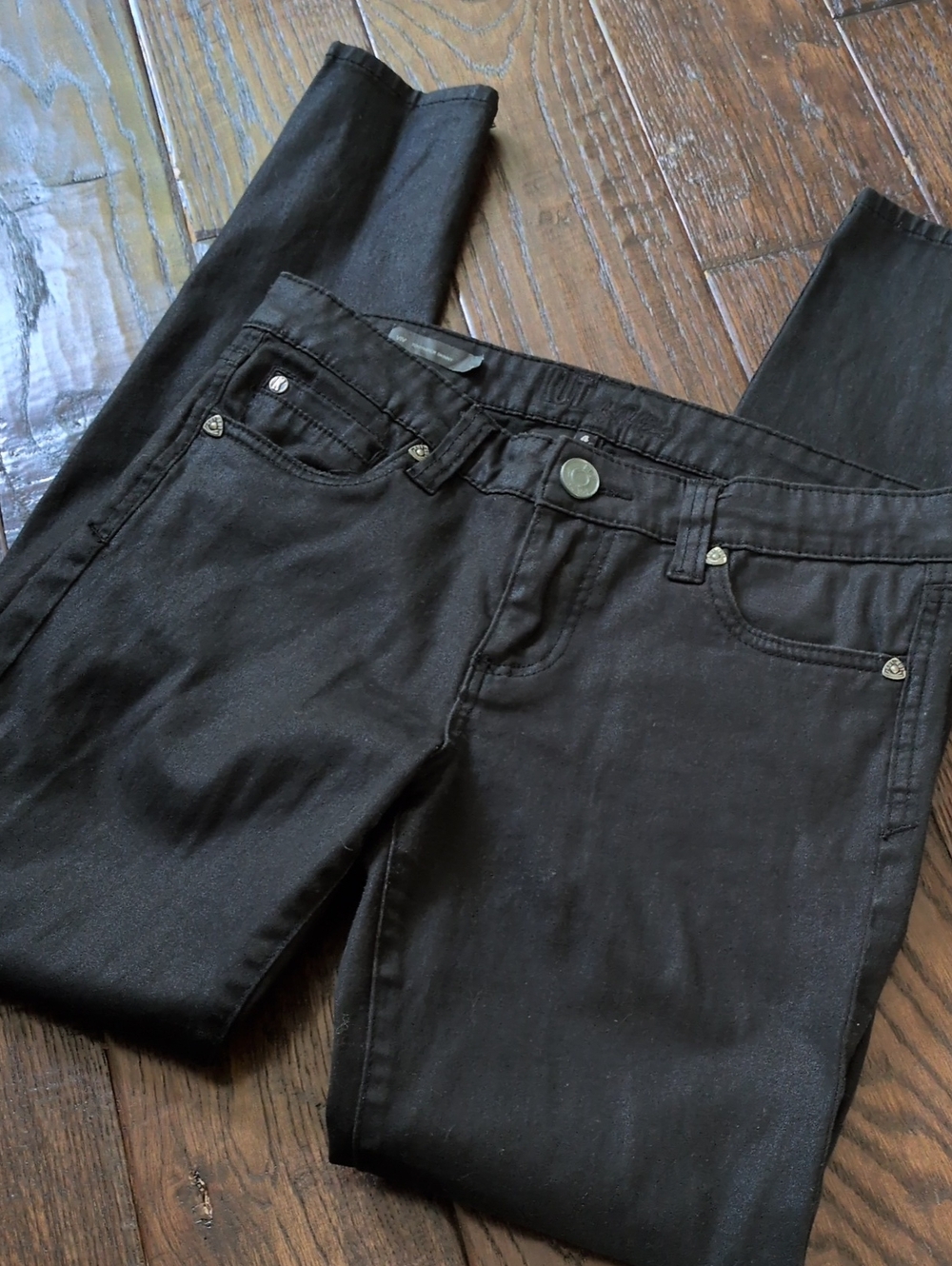 KUT from the KLOTH I Black Toothpick Skinny VIV Lightweight Stretch Jeans, 4